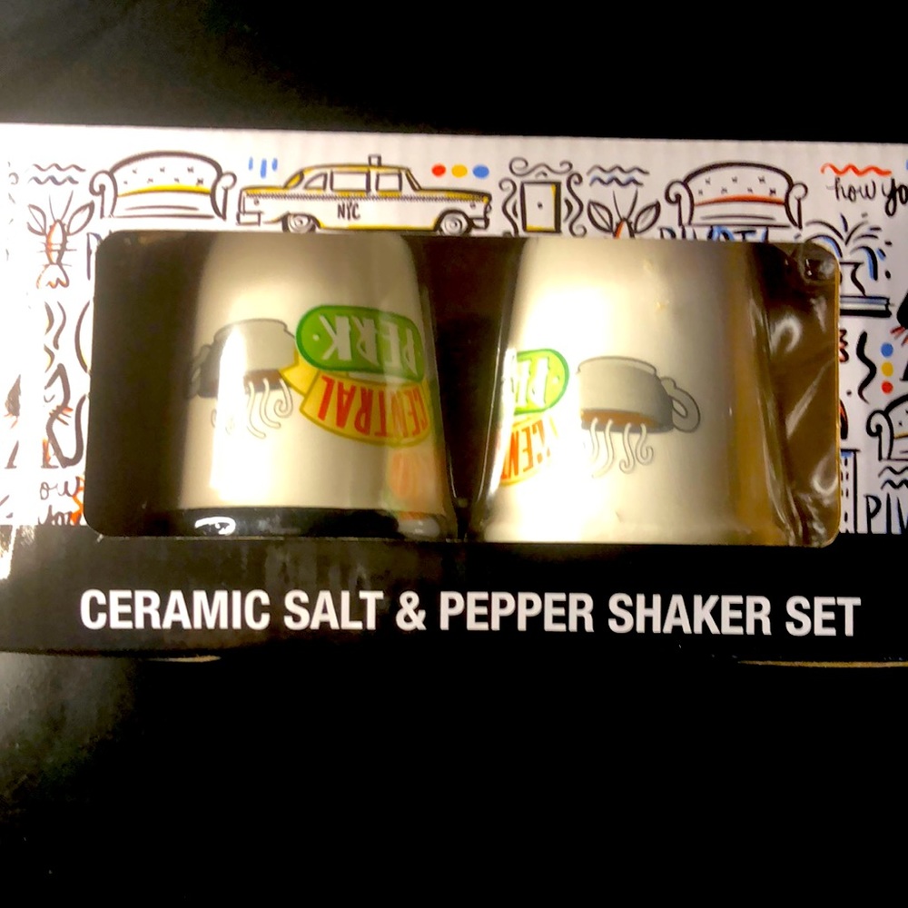 Friends Ceramic Salt & Pepper Shaker Set